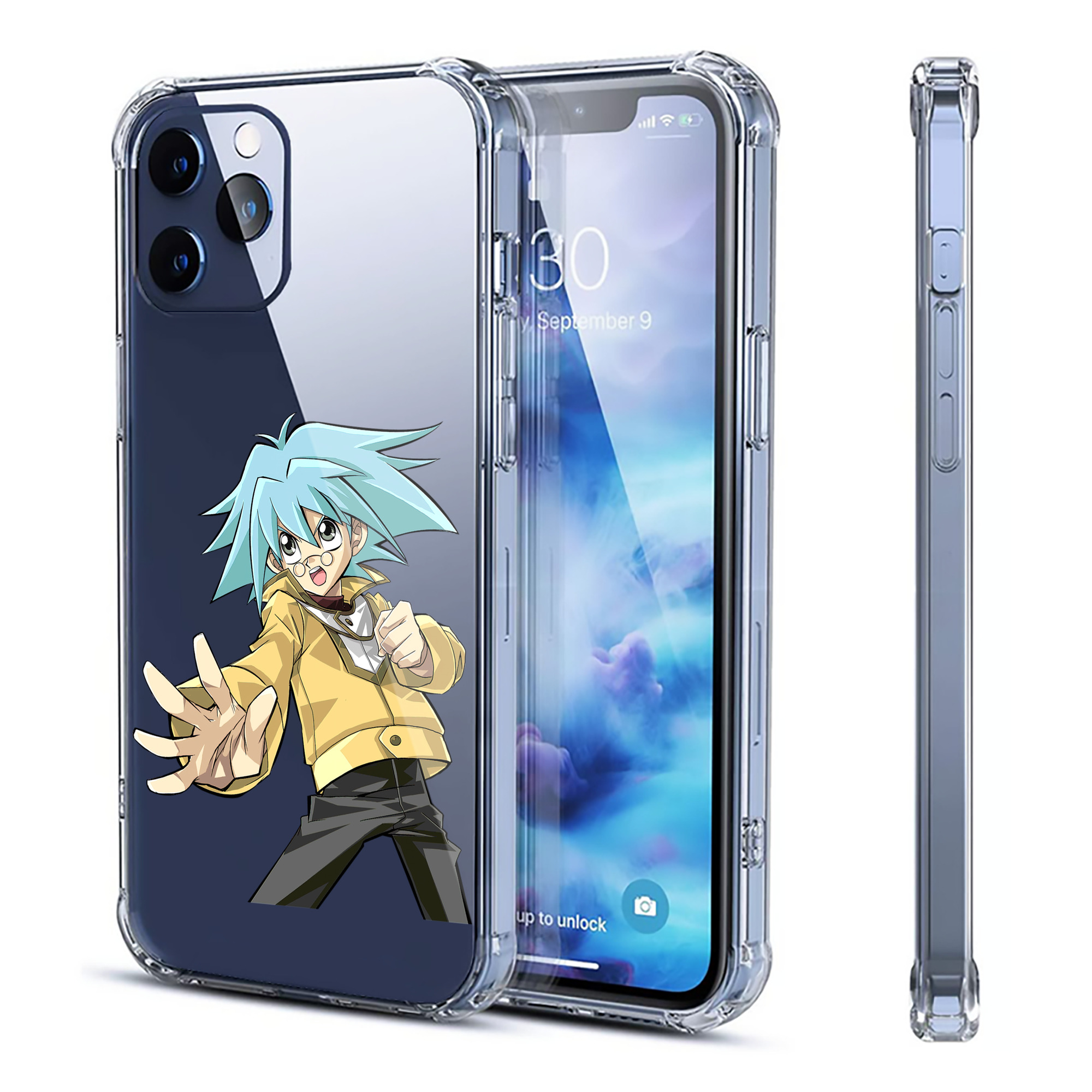 （画像用） 遊☆戯☆王 Yu-Gi-Oh! 【iPhone 12シリーズ対応】透明スマホケース（クリアソフトケース）